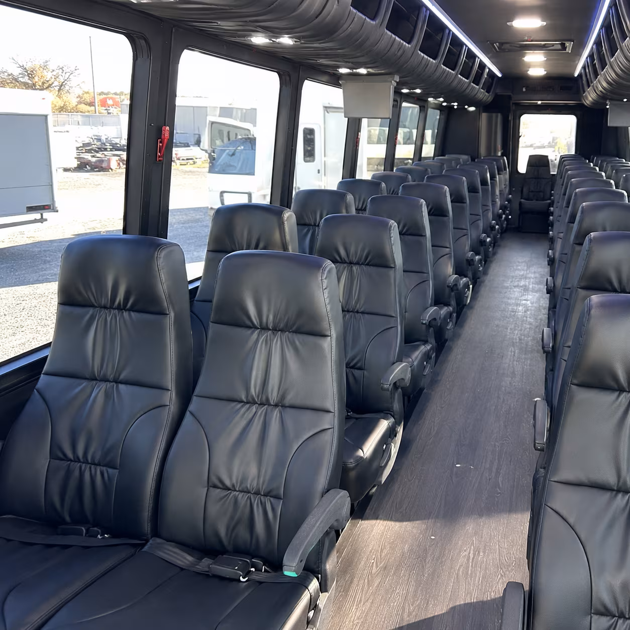 warwick private event transportation onboard seating